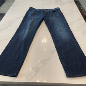 Seven for all mankind slimy men’s blue jeans 34